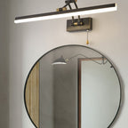 Arisha Linear Arc Light Poles Metal Black Vanity Wall Lamp - Neutralighting