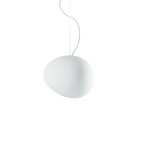 LumaVerde Organic-Shape Pendant Light, Hand-Blown Glass Finish, 4 Sizes