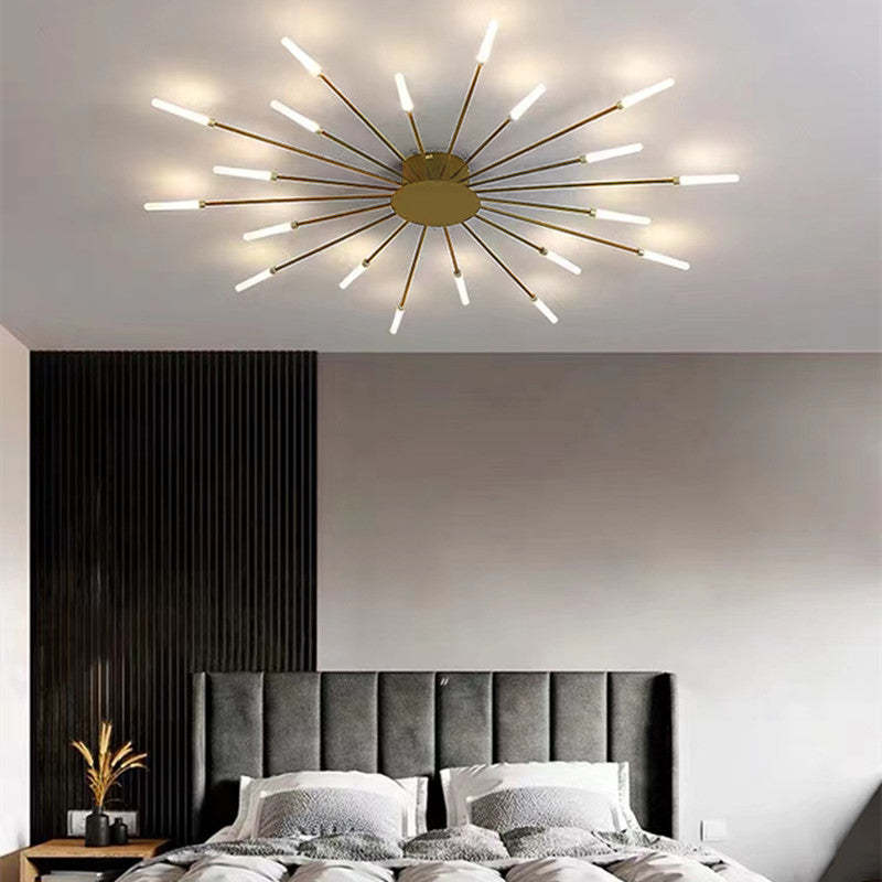 Asterra Albina Metal- og akryl-loftlampe til planmontering, 12 W til 42 W LED