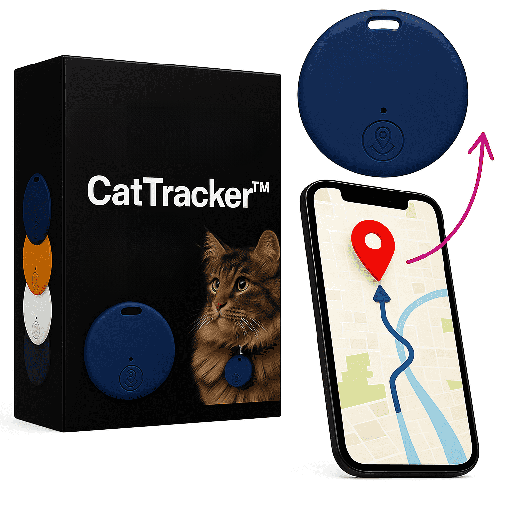 Traceur GPS étanche PawTrail pour chat, suivi de localisation en temps réel