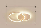 LunaRing Flydende Ring LED Loftslampe, Guld eller Hvid, Fjernbetjent Dæmpbar