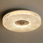 Plafonnier LED Luminia à montage encastré, finition élégante en métal et acrylique