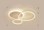 LunaRing Flydende Ring LED Loftslampe, Guld eller Hvid, Fjernbetjent Dæmpbar