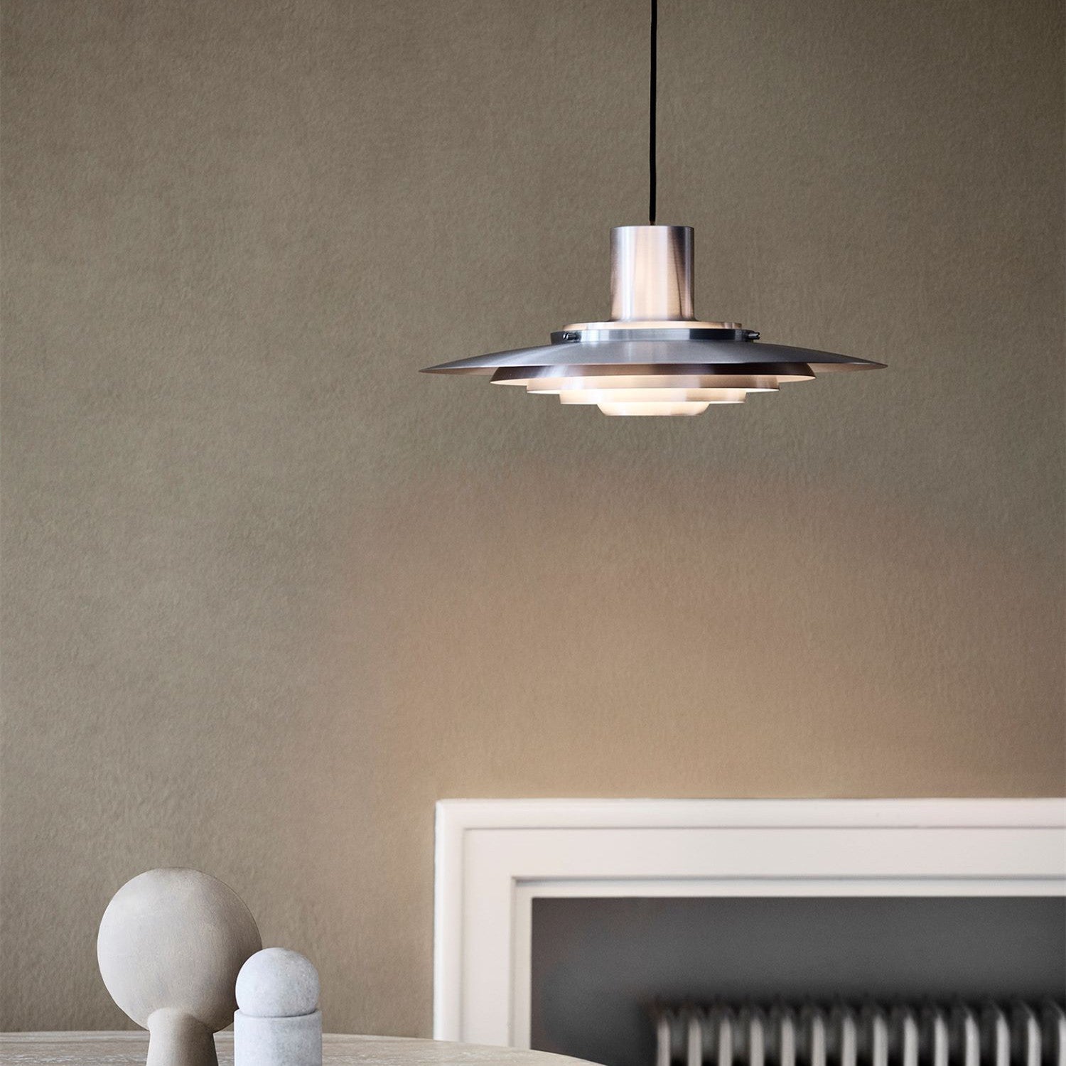 Lampada a sospensione in alluminio per sale da pranzo e cucine, NovaLume LED