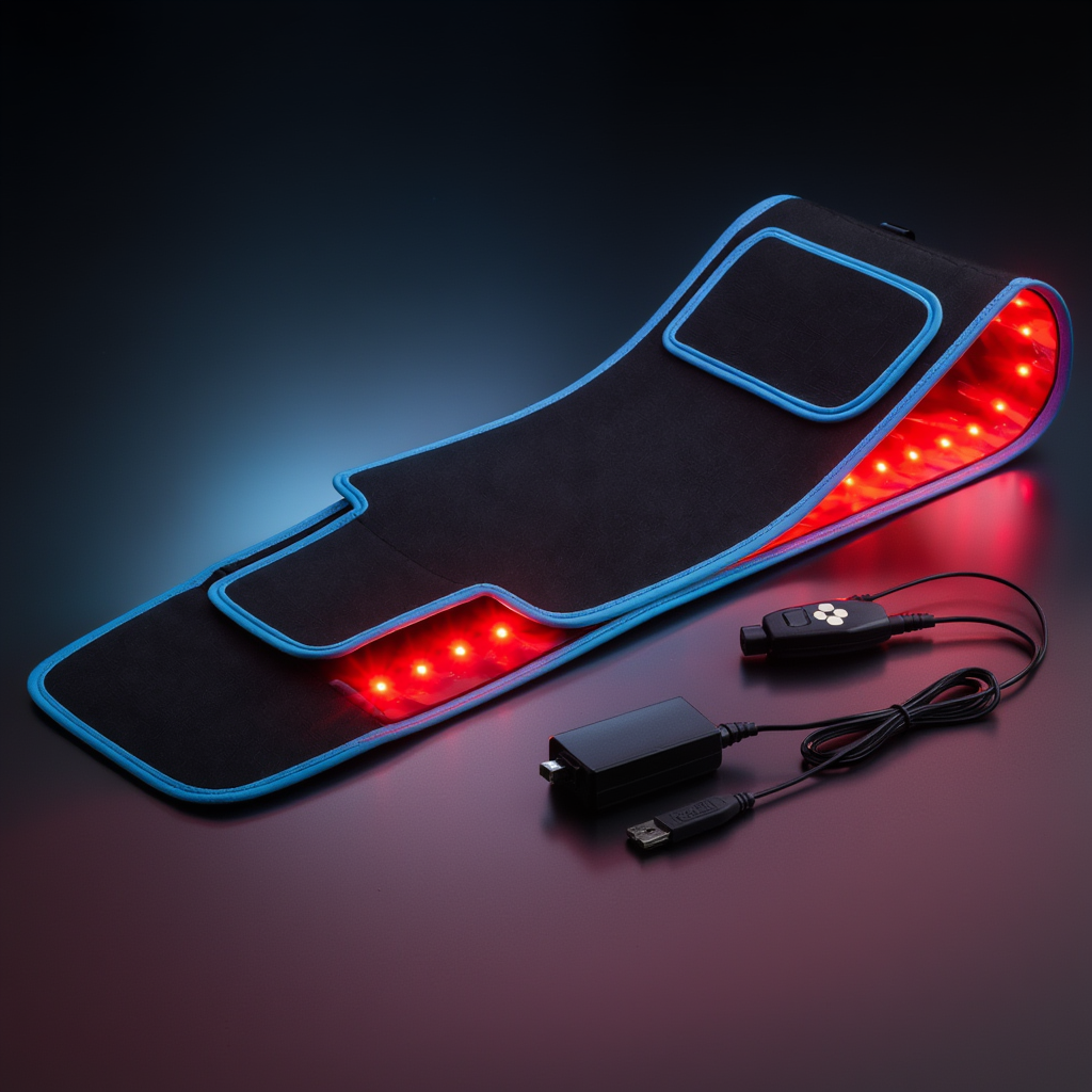 Cintura LED a luce rossa e infrarossa con LED da 660 nm e 850 nm