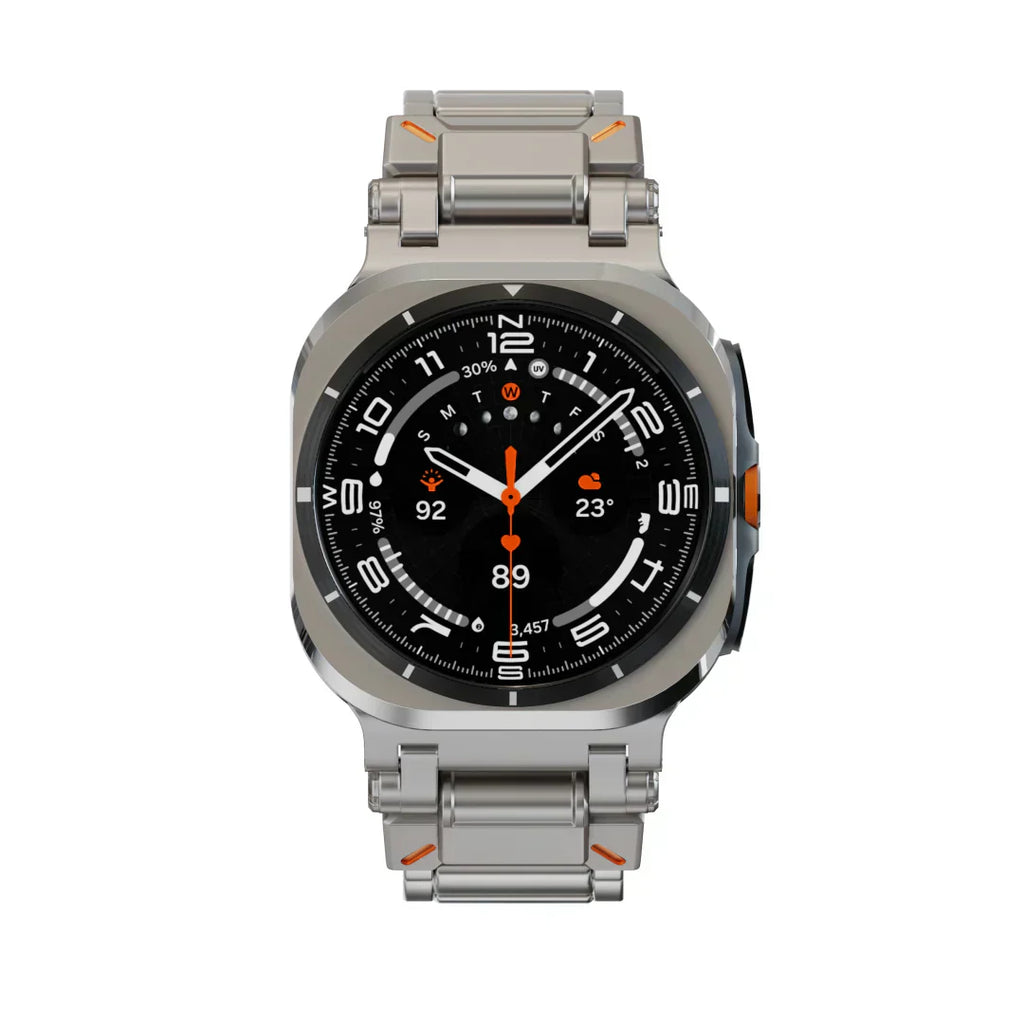 Titanový řemínek Samsung Galaxy Watch Ultra, skládací přezka Voyager