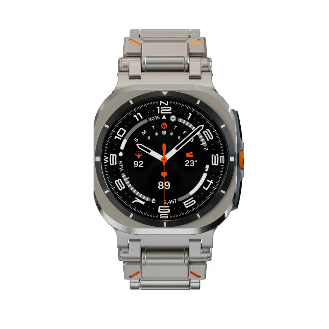 Titanový řemínek Samsung Galaxy Watch Ultra, skládací přezka Voyager