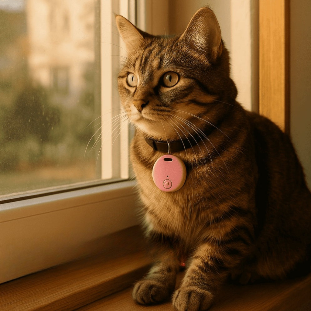 Traceur GPS étanche PawTrail pour chat, suivi de localisation en temps réel