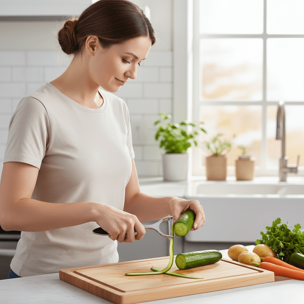 Éplucheur en acier inoxydable de haute qualité pour la cuisine et le quotidien - Fioriscas