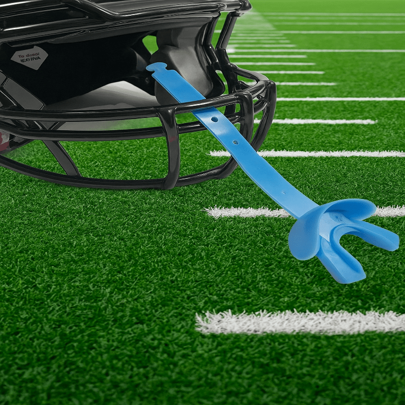 Paradenti doppio per rugby, football americano e boxe in materiale TPR ammortizzante - Fioriscas