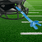 Paradenti doppio per rugby, football americano e boxe in materiale TPR ammortizzante - Fioriscas