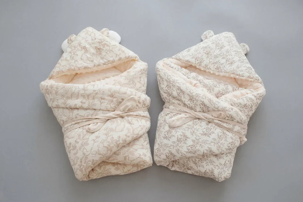 Coperta fascia porta bebè premium in 100% cotone | Fioriscas