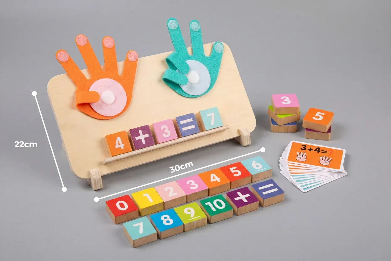 Montessori Wooden Baby and Toddler Math Board | Fioriscas