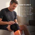 KneeRevive Pro — terapeutyczna podkładka na kolano ze światłem czerwonym 660 nm i 850 nm