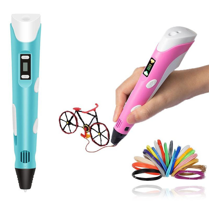 3D Printing Pen For Kids, 20 Color Filaments, 100 Meters Included