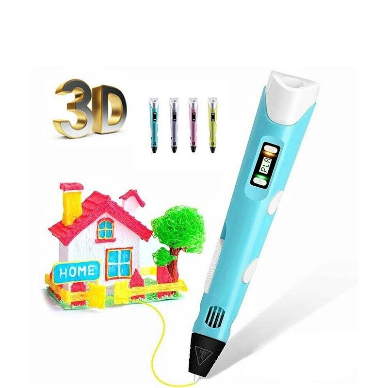 NovaDraw Junior 3D-printpen med sæt med ti farver PLA-filament