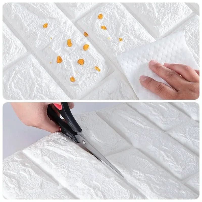 3D pěnová tapeta pro stylové stěny - Fioriscas
