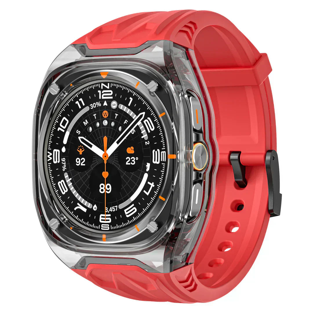 Pouzdro a řemínek Samsung Galaxy Watch Ultra, sada Lumeo Retrofit, 47 mm