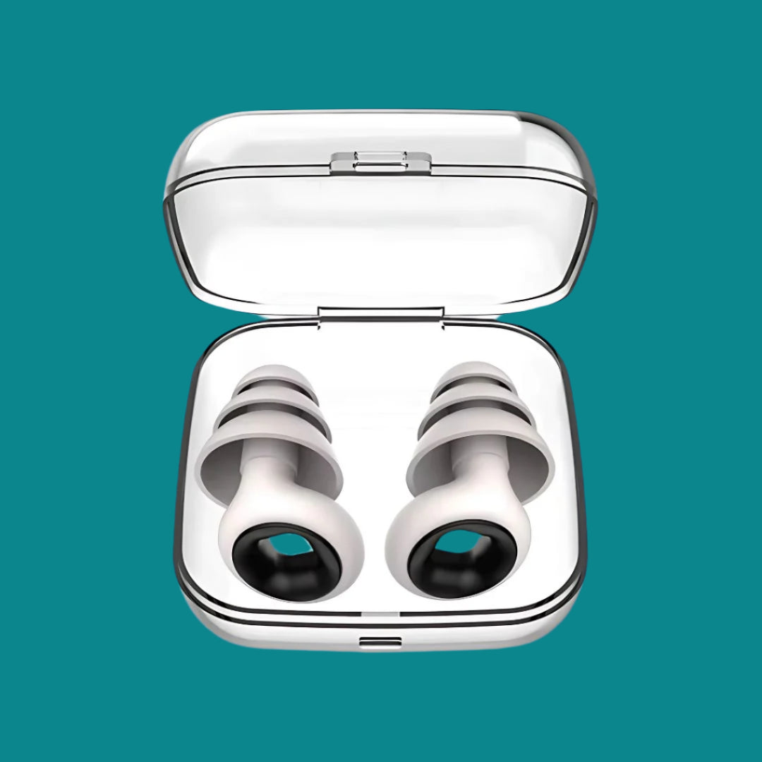 Bouchons d’oreilles de sommeil en silicone, ajustement confortable QuietNest bloquant le bruit