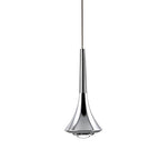LumenAria Nordic Metal Pendant Light With A Water-Drop Silhouette For Stairs