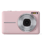 Videocamera ricaricabile per vlog con zoom 16x, foto da 44 MP e video 1080P