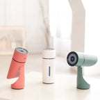 Mini humidificateur à ultrasons, rechargeable par USB avec une douce lumière LED