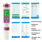AquaSense 7-in-1 digitaler Poolwassertester mit App, pH-Wert und Chlor