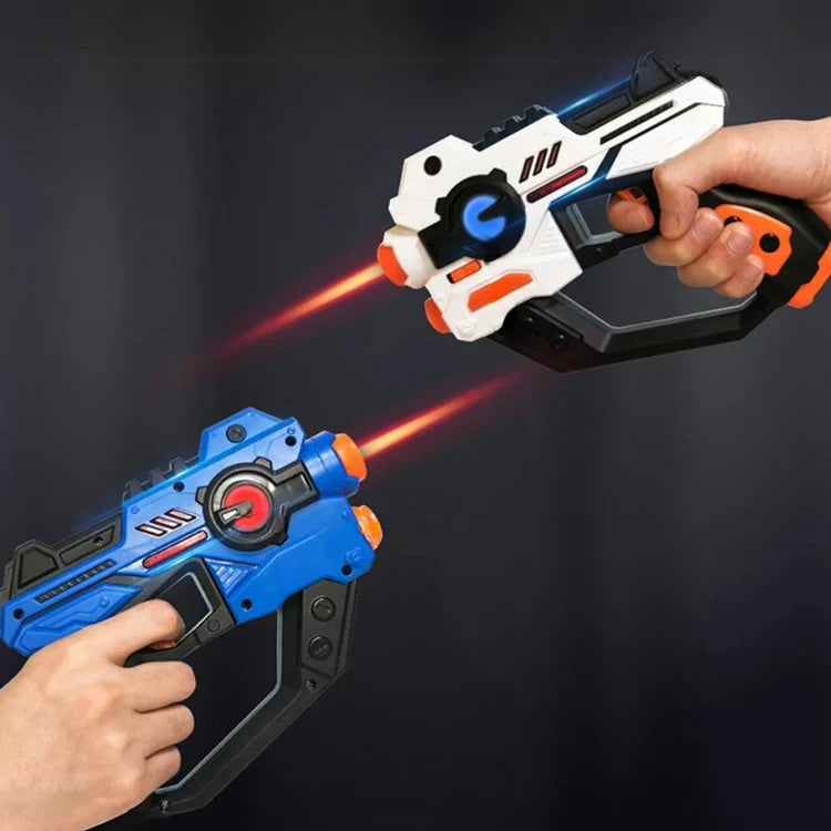 Infrarot-Lasertag-Set mit Projektor – Zielspiel für drinnen und draußen | Fioriscas