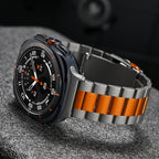 Aurex Titanium Watch Band for Samsung Galaxy Watch Ultra, Folding Buckle