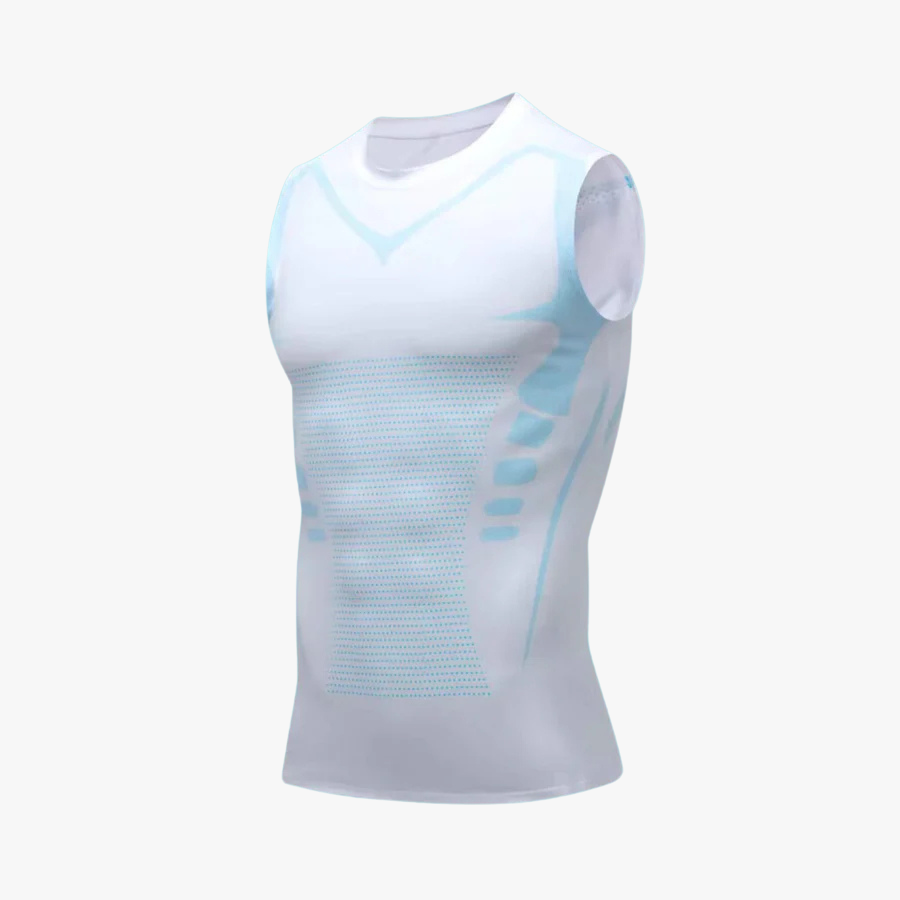 Camisola interior modeladora iónica para homem, para um visual mais definido e confiança imediata | Fioriscas