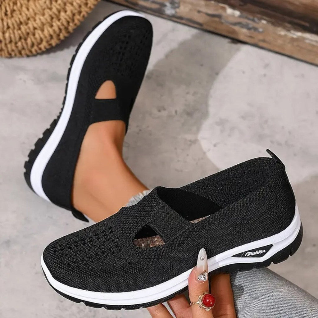 Vellora – Women's Mesh Slip-On Comfort Sneakers