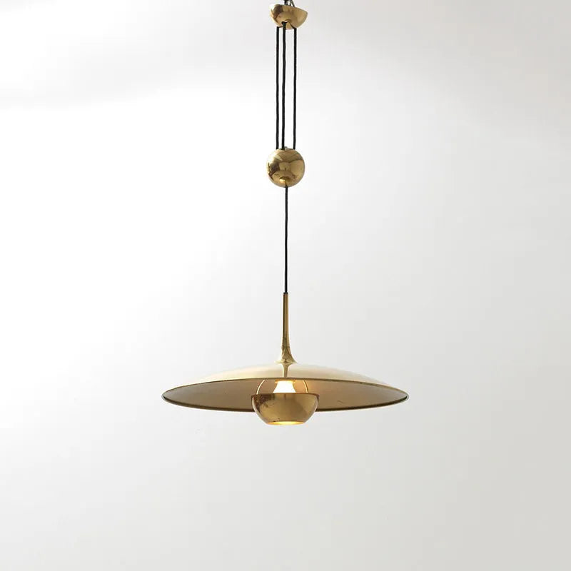 Pyra minimalistisk metal pendellampe, guld | Fioriscas