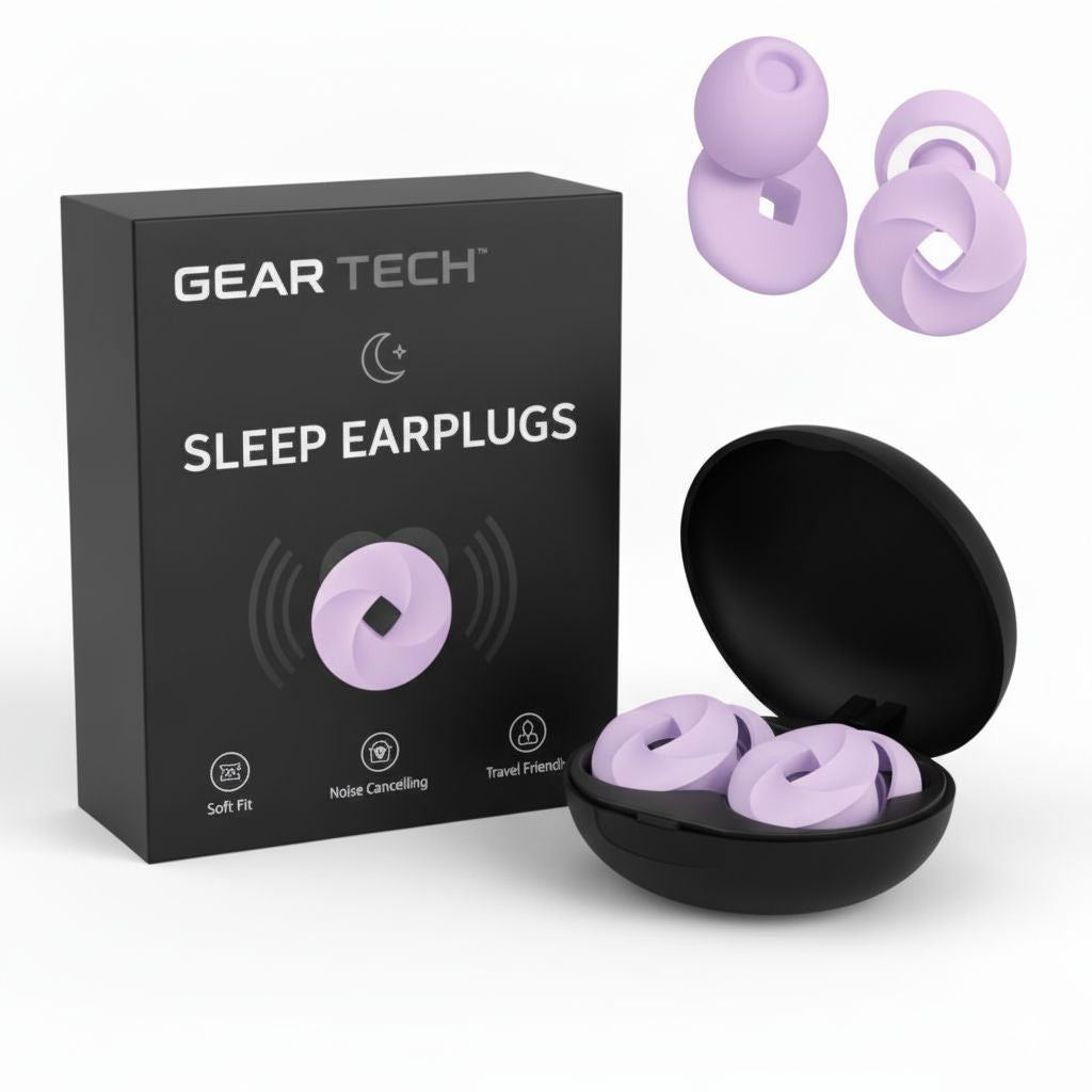 SlumberNest-Silikon-Schlaf-Ohrstöpsel, 33 dB Geräuschreduzierung, 6 Farben