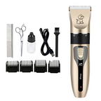 Tondeuse sans fil pour chiens, moteur silencieux, batterie rechargeable