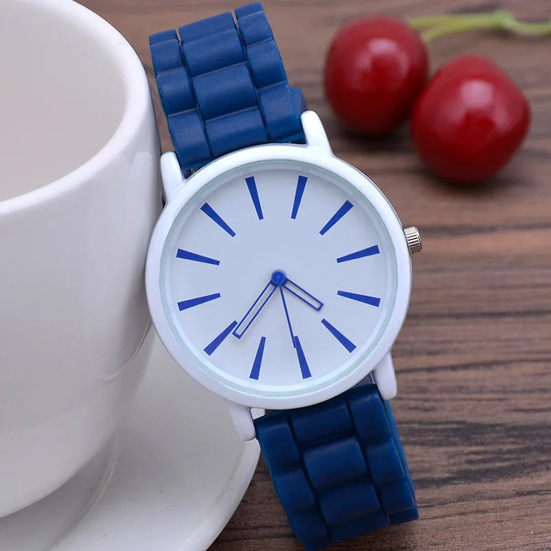 Montre KairoHue à bracelet en silicone, couleurs éclatantes et mouvement à quartz