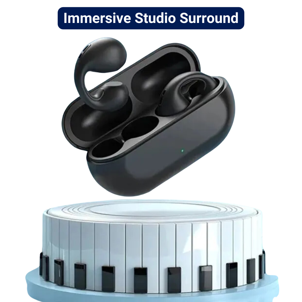 Open-Ear Design Bone Conduction Earbuds For Clear Calls
