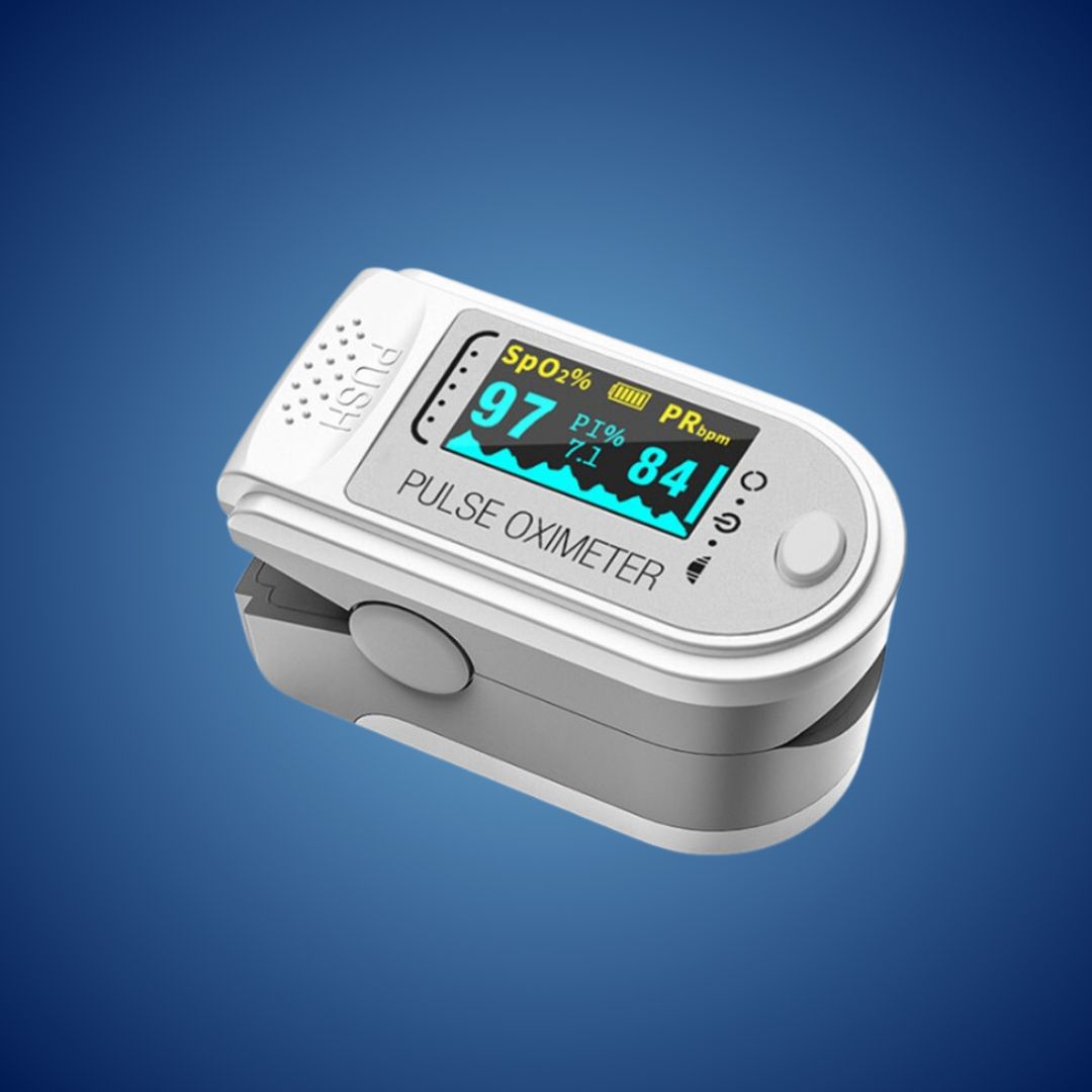 OxiSense-Gesundheitstracker für den Finger mit OLED-Display