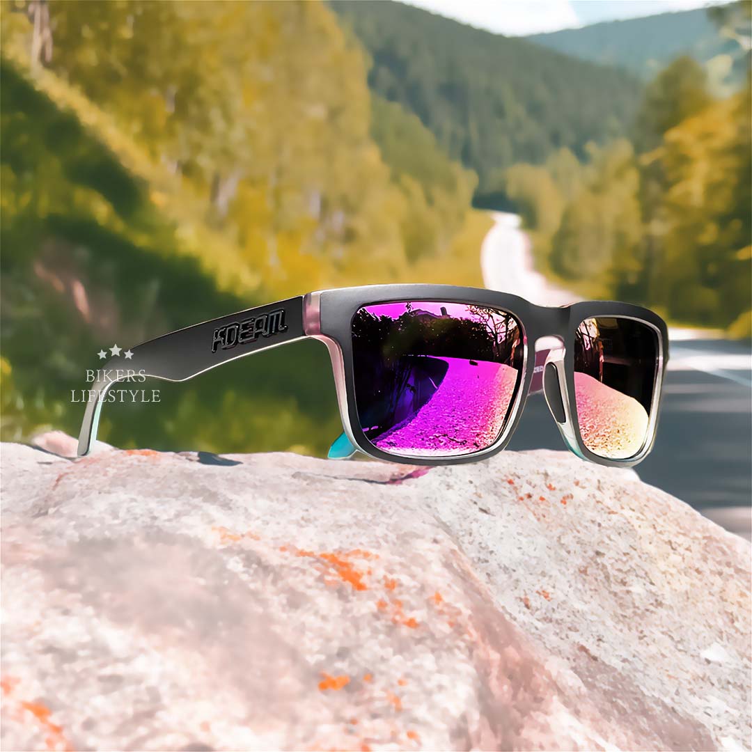 Polarized Riding Sunglasses With Anti-Blue Light Lens Filter