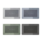 Quick-Dry Microfiber Bath Mat, Aurea Plush Absorbent Bathroom Rug