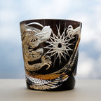 Takumi Soaring Dragon Crystal Whisky Glass, Wooden Box