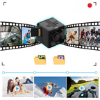 Turvakamera, kompakti 1080p HD -kamera pimeänäöllä ja liikehälytyksillä, LumosGuard