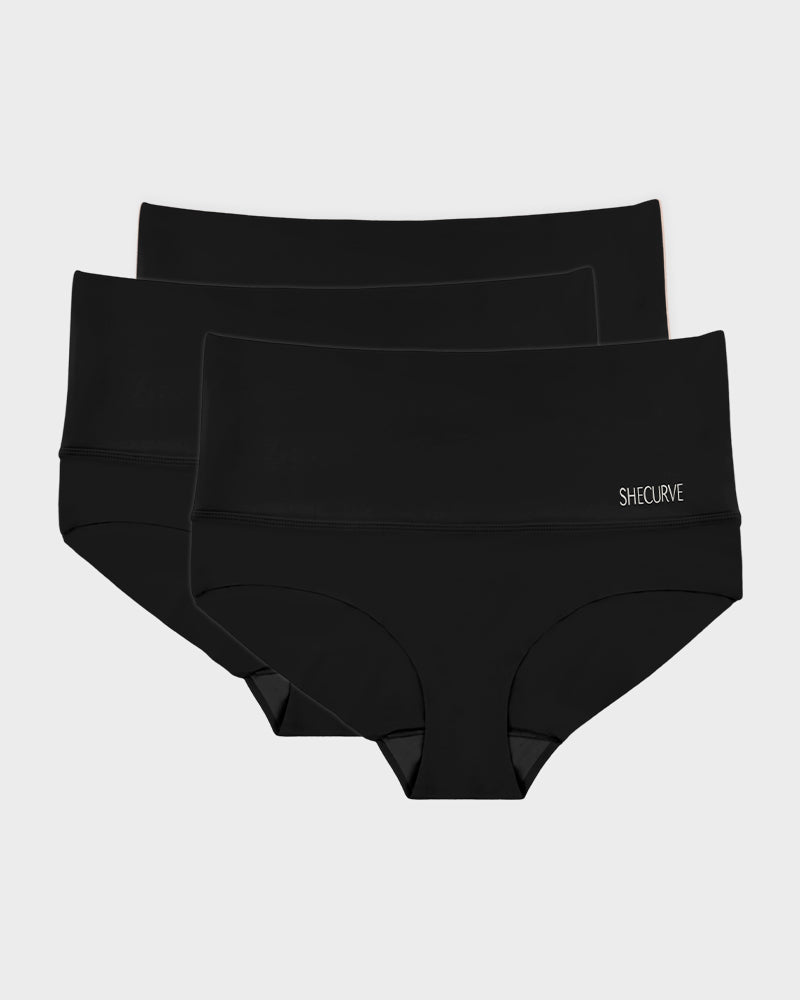3-Pack High Waisted Tummy Control Briefs | Fioriscas