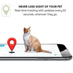 Verstelbare gps-tracker voor huisdierenhalsband, waterdicht, groot bereik