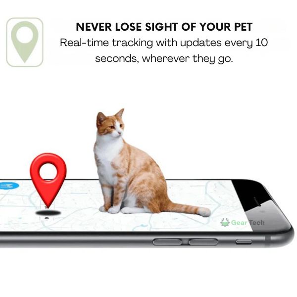 Verstelbare gps-tracker voor huisdierenhalsband, waterdicht, groot bereik