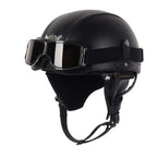 Motocyklová helma NovaRove, retro styl, výsuvný UV štít, certifikace DOT