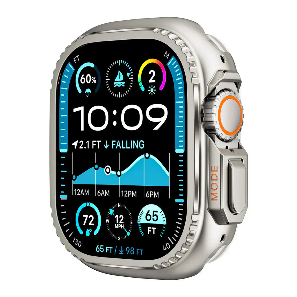 Apple Watch-etui i aluminium, AeroGuard robust beskyttelsesskal