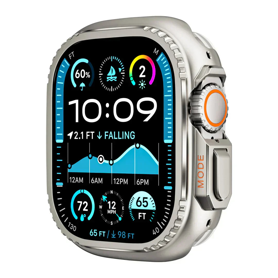 Apple Watch-etui i aluminium, AeroGuard robust beskyttelsesskal