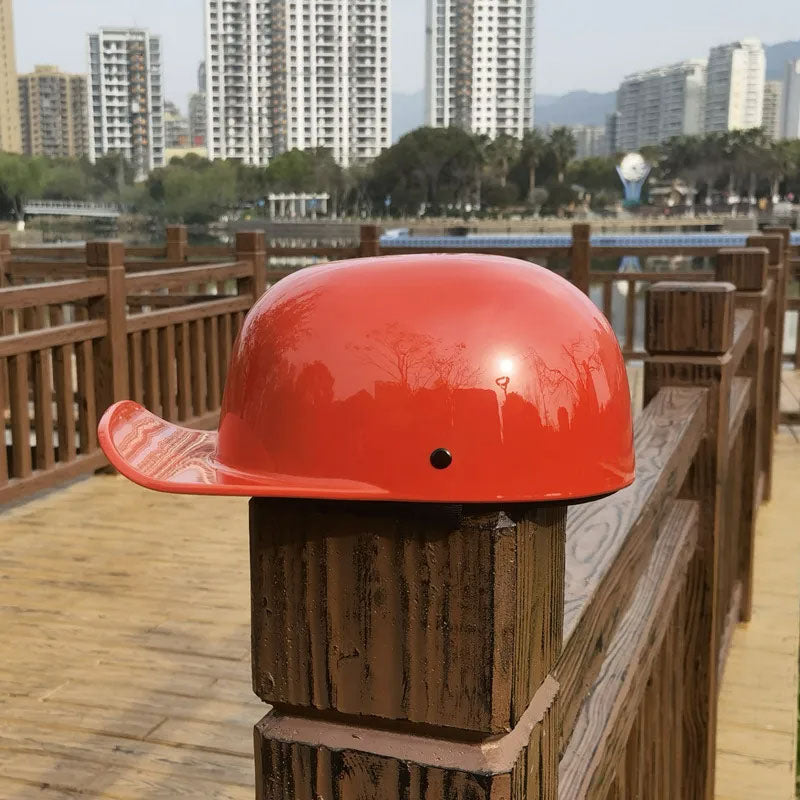 StrataCap motorcykelhjelm i baseballcap-stil, DOT-certificeret til pendling