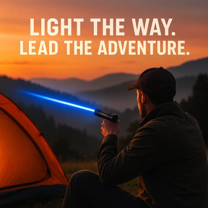 Laser-Taschenlampe, wasserdichte AeroForge Pro Feuerstarter-Fackel fürs Camping