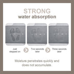 Quick-Dry Microfiber Bath Mat, Aurea Plush Absorbent Bathroom Rug